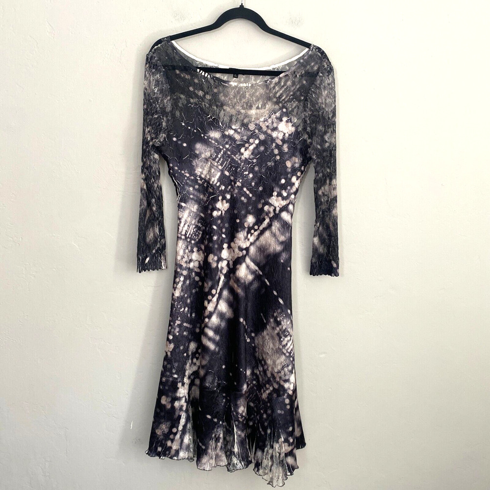 Elegant Black and White Women's Dress